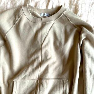 Beige Crewneck Sweatshirt